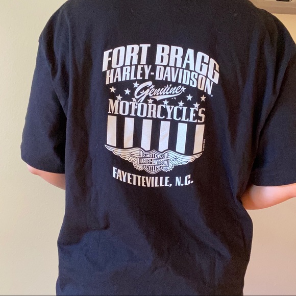 ❌SOLD❌ HARLEY DAVIDSON AMERICAN EAGLE FLAG TSHIRT - Picture 3 of 8